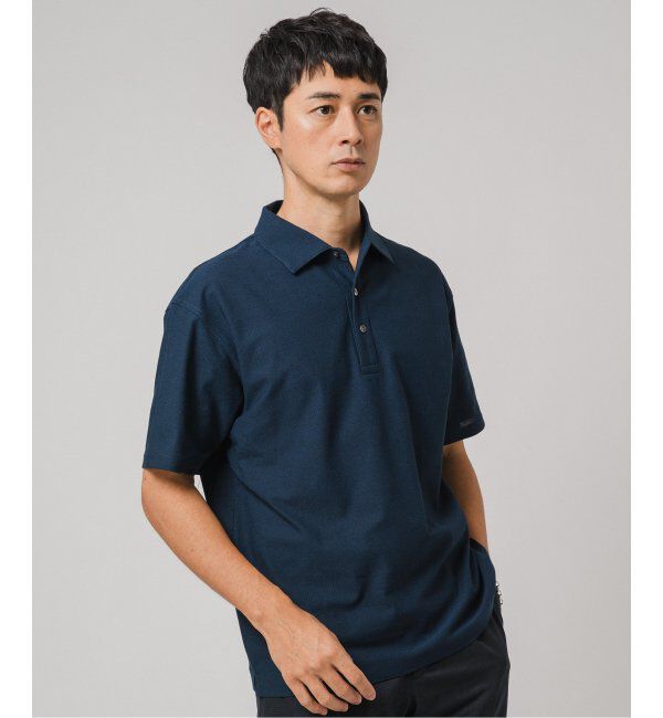 EDIFICE「"吸水速乾機能"ALBINI オープン ポロシャツ」|ポロシャツ|