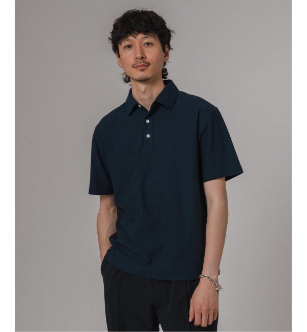 EDIFICE「"吸水速乾機能"ALBINI オープン ポロシャツ」|ポロシャツ|