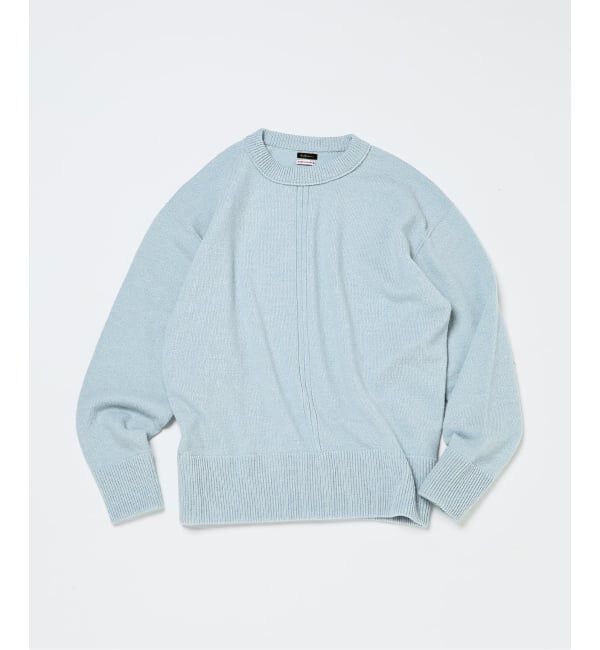 EDIFICE「【L`etiquette &times; EDIFICE】フレンチ アーミー ニット」|ニット・セーター|ブルー