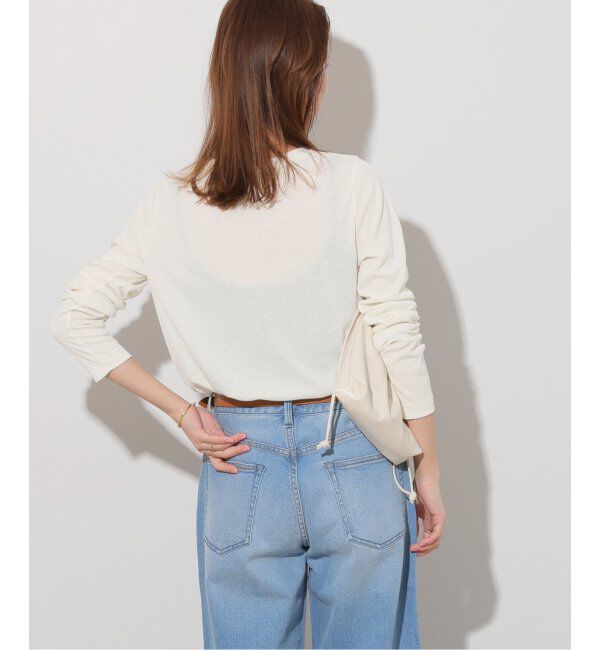 JOURNAL STANDARD relume「《追加3》ソフトテレコクルーネックロングTEE」|Tシャツ・カットソー|