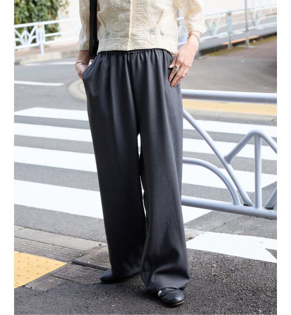 JOURNAL STANDARD「《追加3》ウールライクストレッチワイドパンツ」|その他|