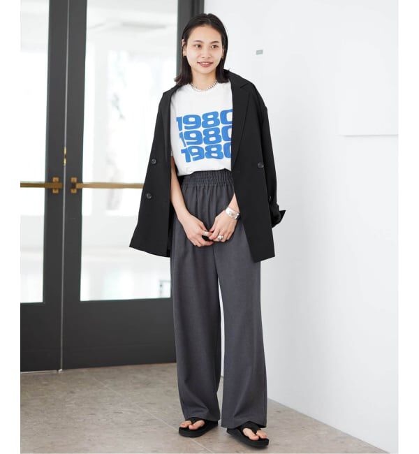 JOURNAL STANDARD「《追加3》ウールライクストレッチワイドパンツ」|その他|