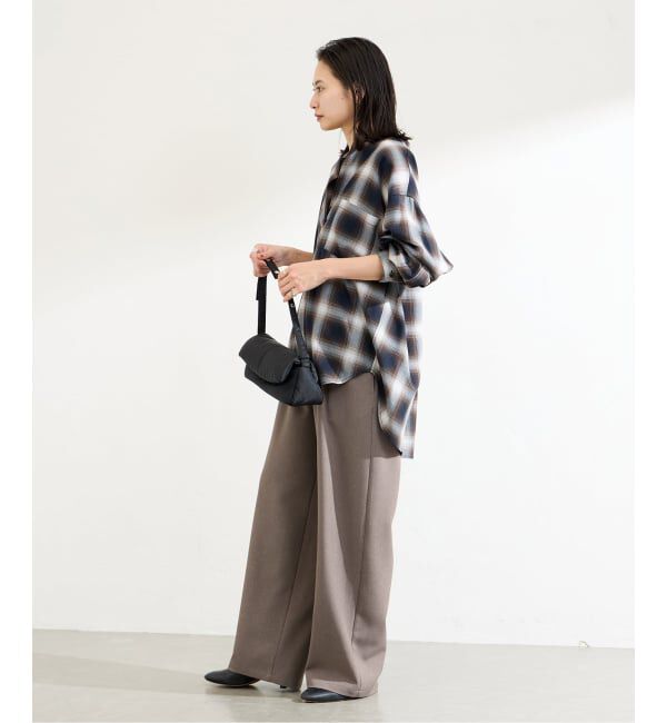 JOURNAL STANDARD「《追加3》ウールライクストレッチワイドパンツ」|その他|