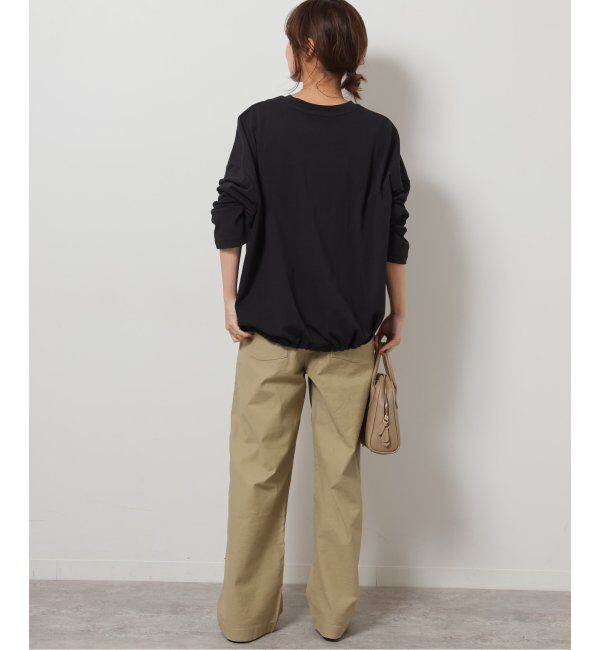 JOURNAL STANDARD relume「《追加》ギャザーヘムロングスリーブ」|Tシャツ・カットソー|