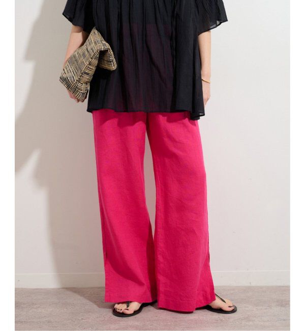 JOURNAL STANDARD relume「《追加》麻スリットイージーパンツ」|その他|