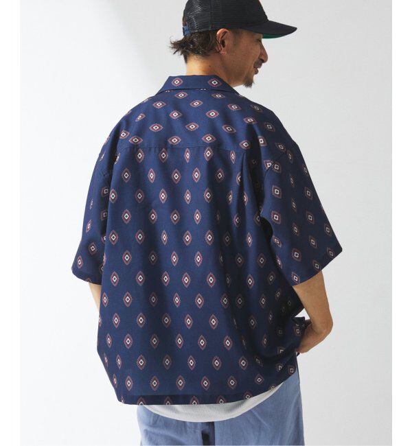 JOURNAL STANDARD relume「ホールパターン プリント オープンカラーシャツ」|シャツ・ブラウス|