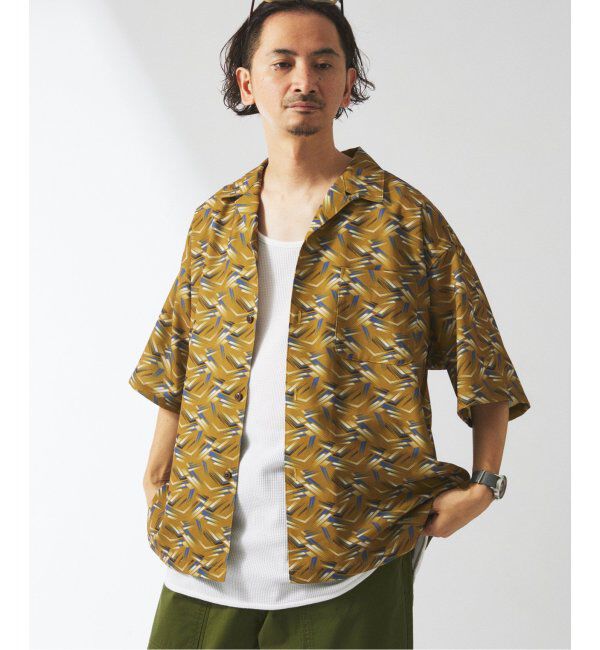 JOURNAL STANDARD relume「ホールパターン プリント オープンカラーシャツ」|シャツ・ブラウス|