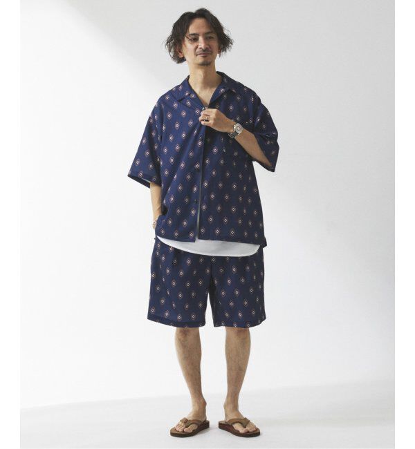 JOURNAL STANDARD relume「ホールパターン プリント オープンカラーシャツ」|シャツ・ブラウス|