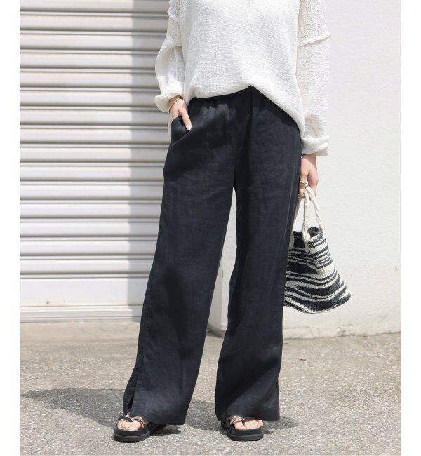 JOURNAL STANDARD relume「《一部WEB限定追加4》麻スリットイージーパンツ」|その他|