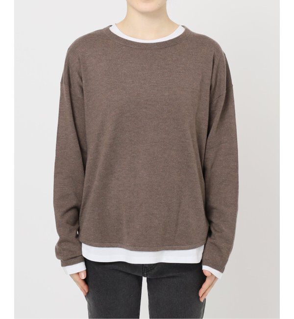 JOURNAL STANDARD relume「《追加》［2枚セット/新色］3WAYレイヤードニットプルオーバー」|ニット・セーター|