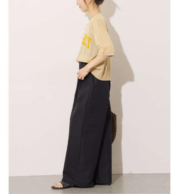 JOURNAL STANDARD relume「《予約》シアーロゴハーフスリーブプルオーバー」|ニット・セーター|