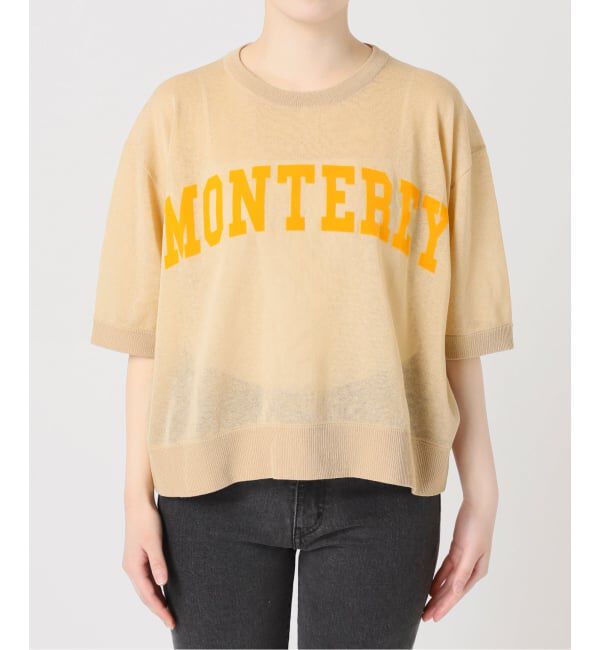 JOURNAL STANDARD relume「《予約》シアーロゴハーフスリーブプルオーバー」|ニット・セーター|