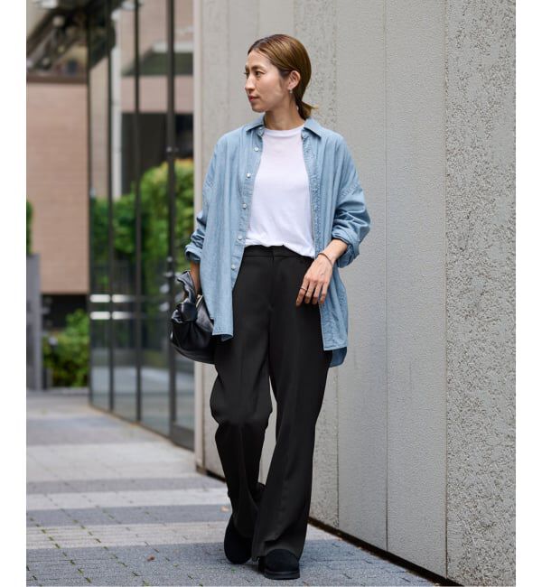 FRAMeWORK「≪追加≫セミフレアパンツ」|スラックス|