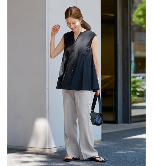 FRAMeWORK「≪追加≫セミフレアパンツ」|スラックス|