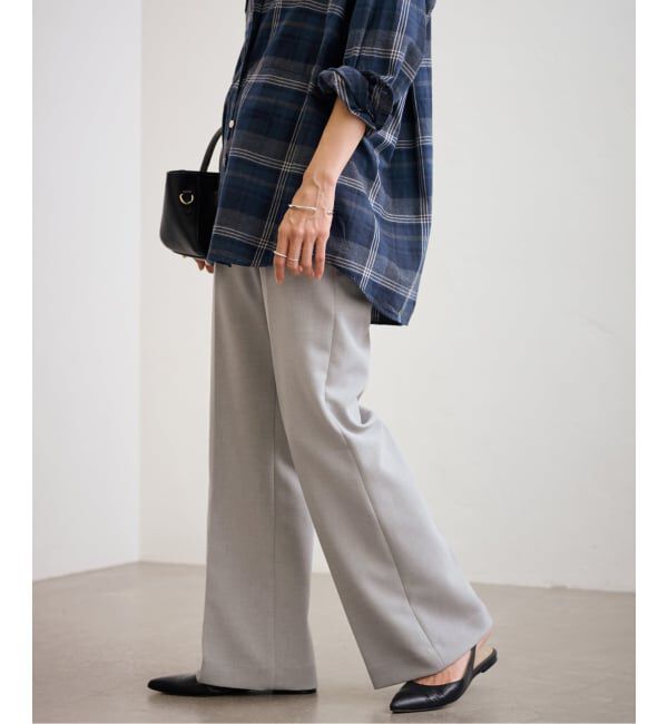 FRAMeWORK「≪追加≫セミフレアパンツ」|スラックス|