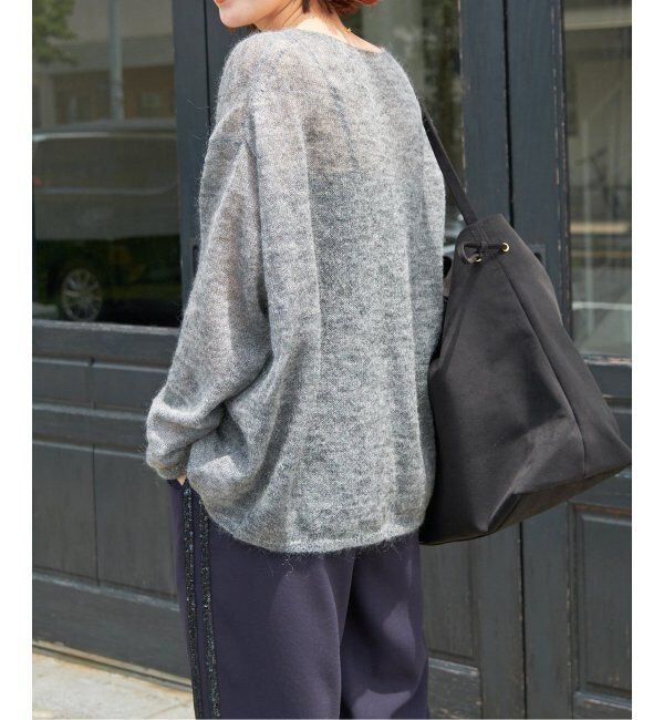 Spick and Span「《WEB限定カラー有り / 追加》ルーズモヘヤMIXボートネックニット」|ニット・セーター|