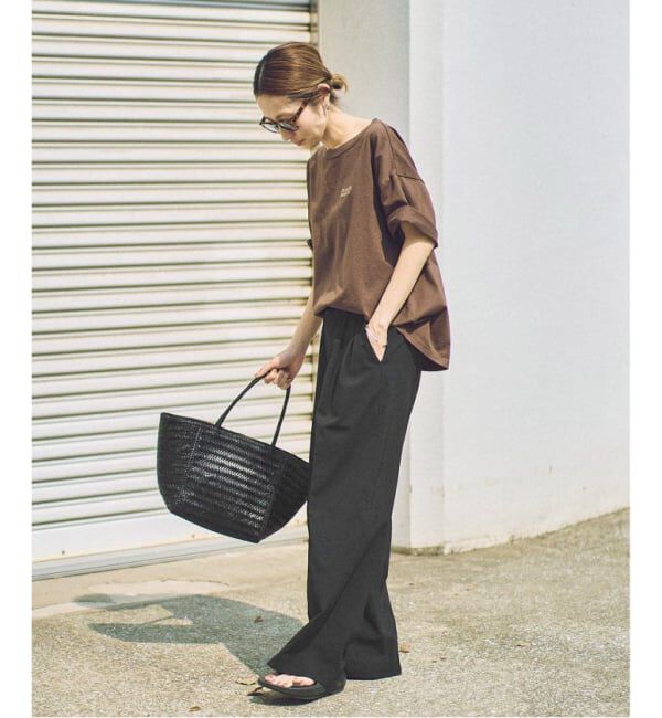 FRAMeWORK「≪WEB限定追加≫ウォッシャブルTWタックワイドパンツ」|スラックス|