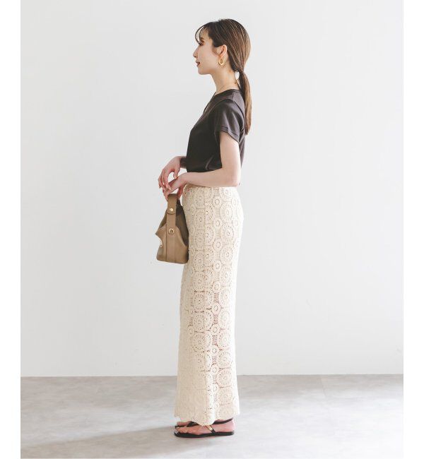 NOBLE「《追加》スビンコットンスムースコンパクトTシャツ 2」|Tシャツ・カットソー|