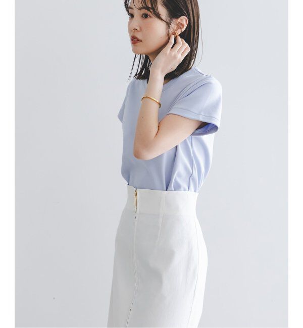 NOBLE「《追加》スビンコットンスムースコンパクトTシャツ 2」|Tシャツ・カットソー|