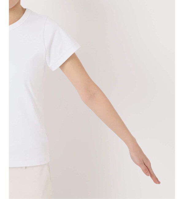 NOBLE「《追加》スビンコットンスムースコンパクトTシャツ 2」|Tシャツ・カットソー|