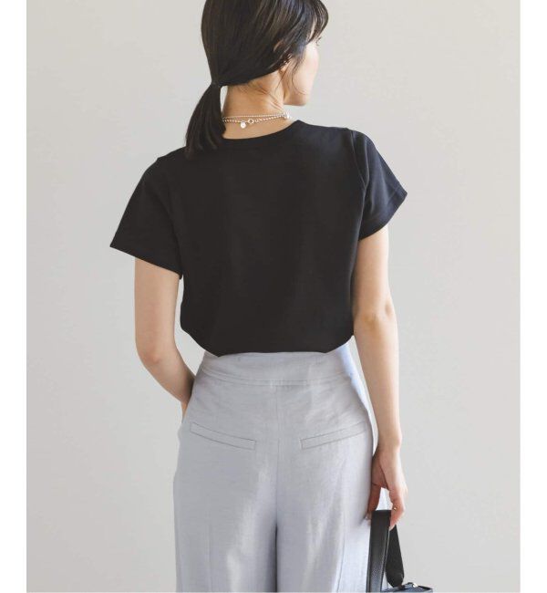 NOBLE「《追加》スビンコットンスムースコンパクトTシャツ 2」|Tシャツ・カットソー|