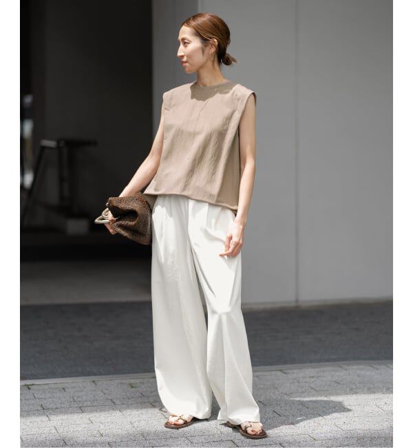 FRAMeWORK「≪追加≫ 手洗い可 / ポリエステルツイルリラックスパンツ 3」|その他|