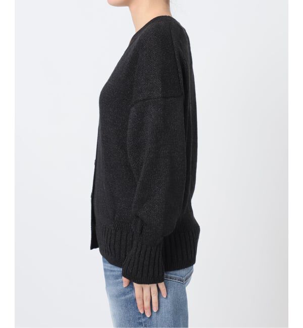 Spick and Span「《追加》レーヨンペーパーヤーンVネックカーディガン」|カーディガン|