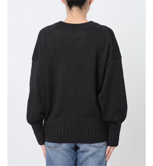 Spick and Span「《追加》レーヨンペーパーヤーンVネックカーディガン」|カーディガン|