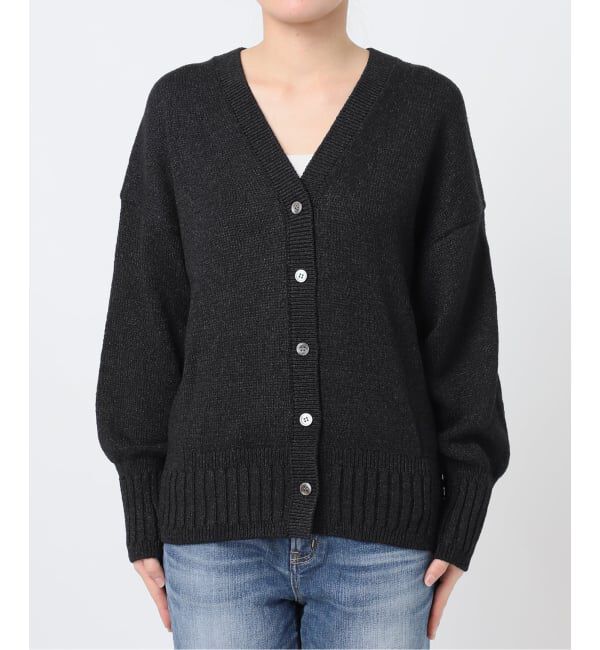 Spick and Span「《追加》レーヨンペーパーヤーンVネックカーディガン」|カーディガン|