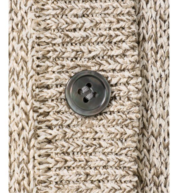 Spick and Span「《追加》レーヨンペーパーヤーンVネックカーディガン」|カーディガン|