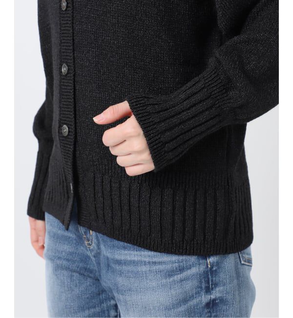 Spick and Span「《追加》レーヨンペーパーヤーンVネックカーディガン」|カーディガン|