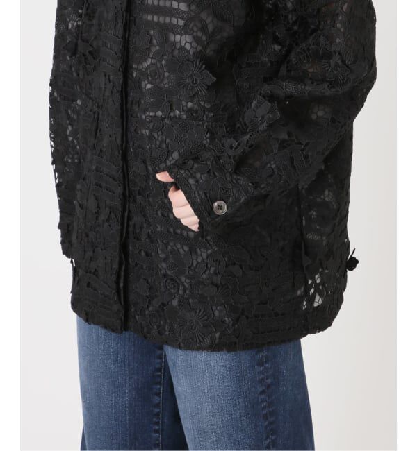 Spick and Span「《一部店舗+WEB限定》LAYAS/レイヤーズ レースシャツジャケット」|その他|