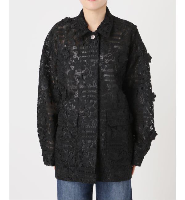 Spick and Span「《一部店舗+WEB限定》LAYAS/レイヤーズ レースシャツジャケット」|その他|