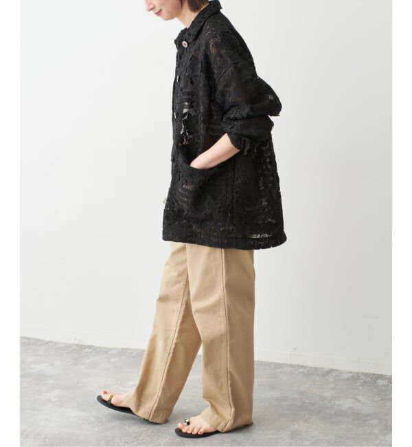 Spick and Span「《一部店舗+WEB限定》LAYAS/レイヤーズ レースシャツジャケット」|その他|