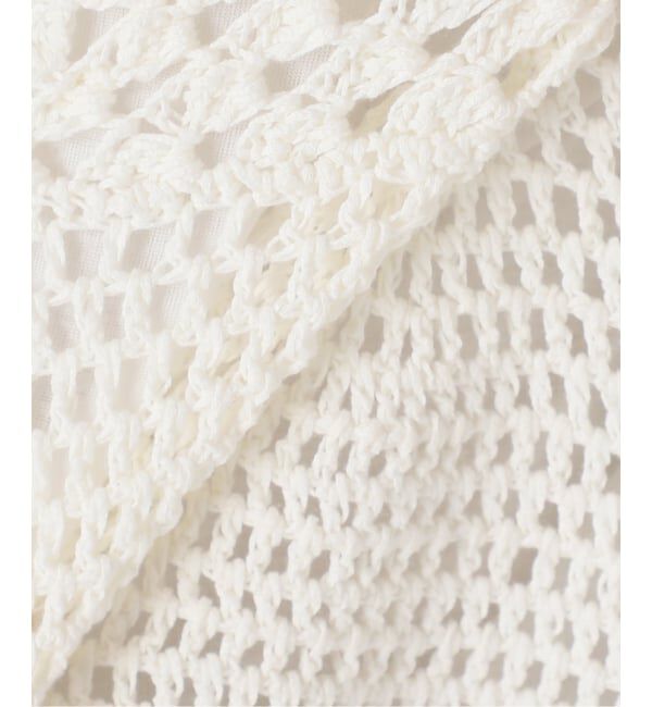 Spick and Span「《追加予約》クロシェニットキャミソール」|キャミソール|