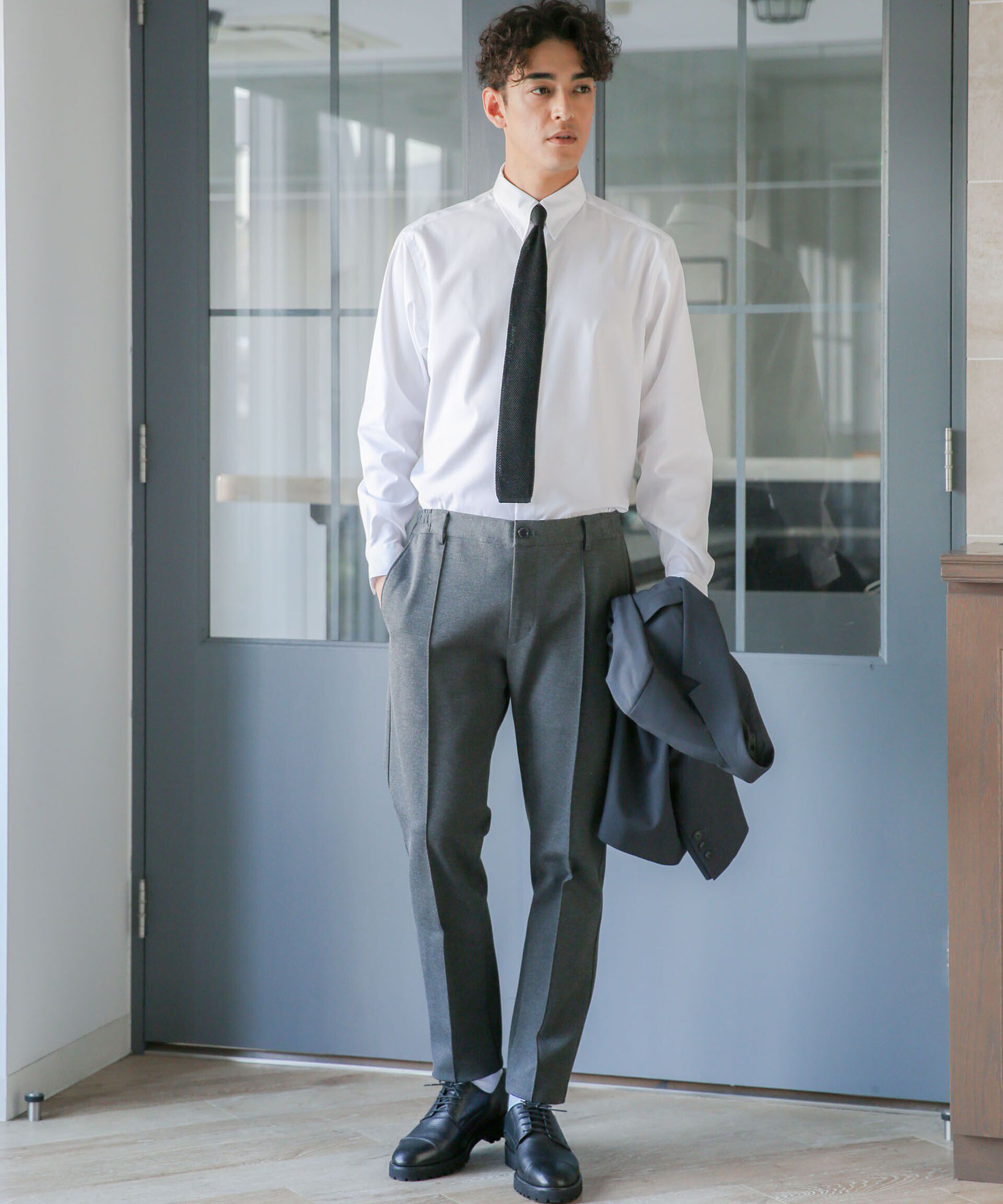 nano･universe「｢ESSENTIAL LINE｣タブカラーシャツ」|シャツ・ブラウス|