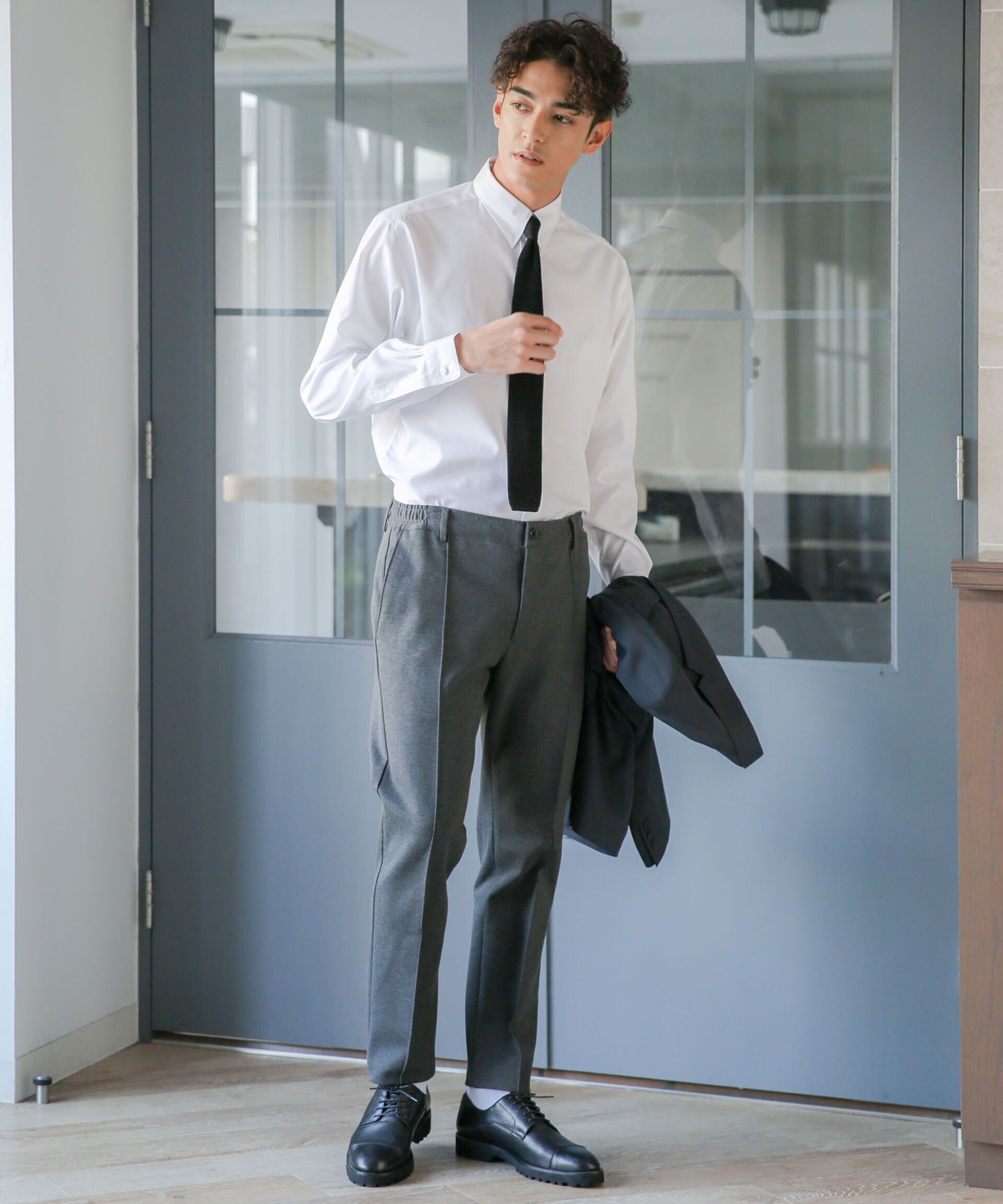 nano･universe「｢ESSENTIAL LINE｣タブカラーシャツ」|シャツ・ブラウス|