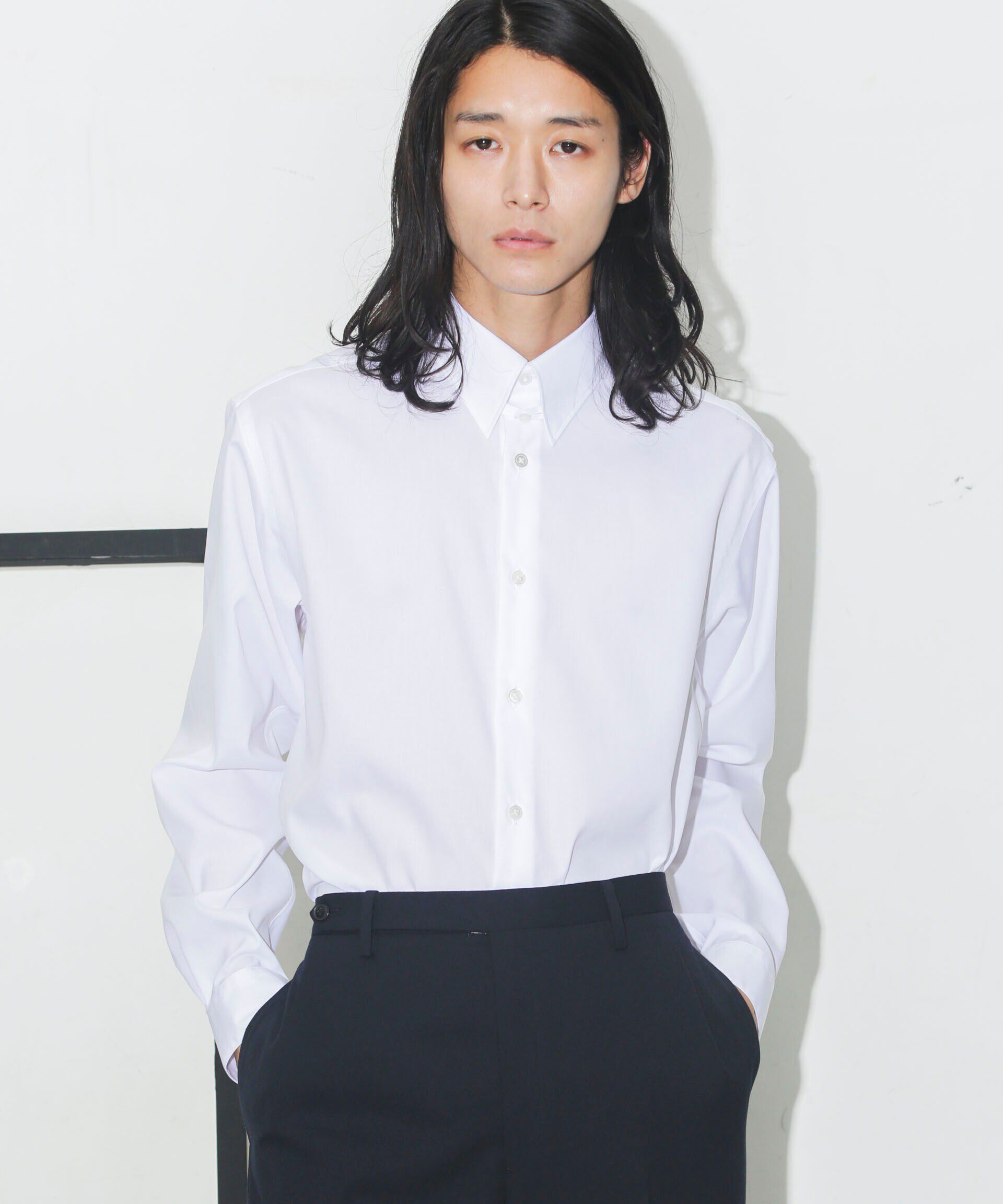 nano･universe「｢ESSENTIAL LINE｣タブカラーシャツ」|シャツ・ブラウス|