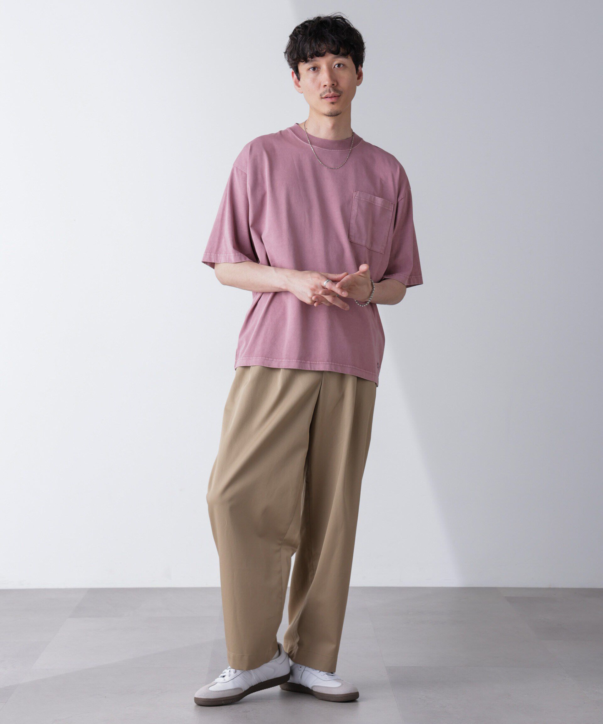 nano･universe「「PENNEYS」別注ピグメントTシャツ 半袖」|Tシャツ・カットソー|