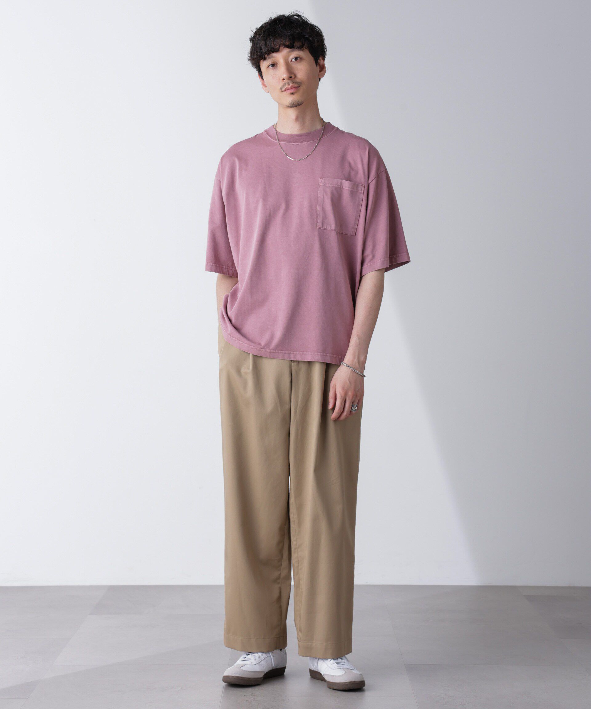 nano･universe「「PENNEYS」別注ピグメントTシャツ 半袖」|Tシャツ・カットソー|