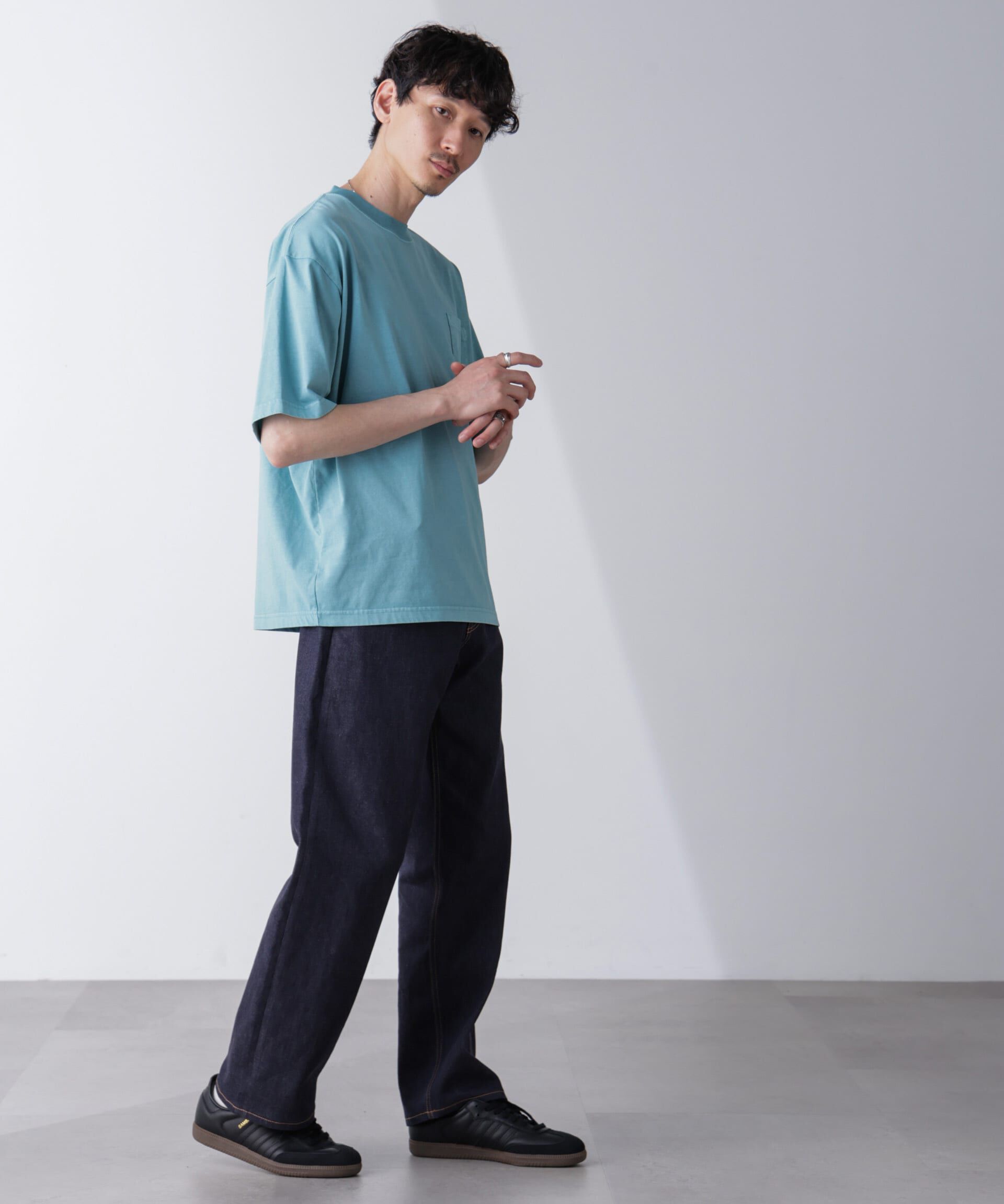 nano･universe「「PENNEYS」別注ピグメントTシャツ 半袖」|Tシャツ・カットソー|