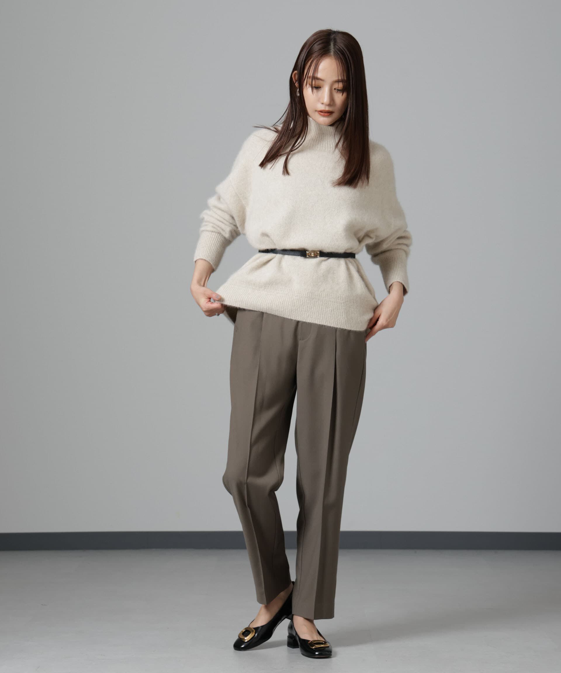 nano･universe「ウォッシャブルフォックスタートルネックプルオーバー」|ニット・セーター|