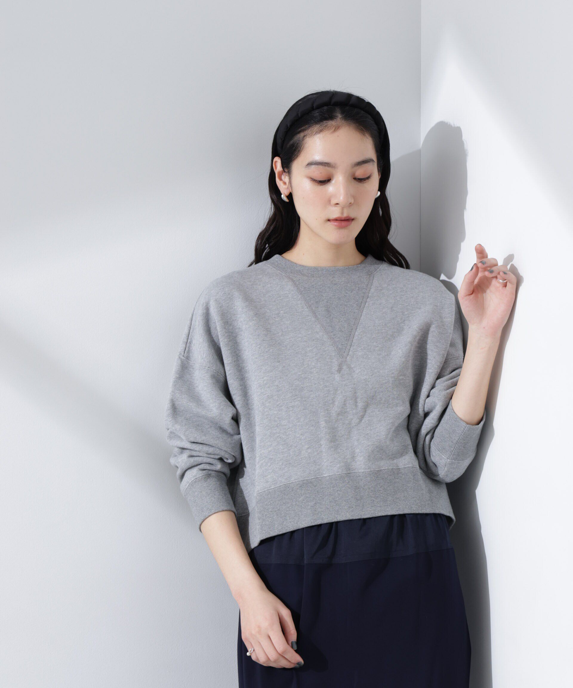 nano･universe「ワイドスリーブスウェットトップス」|Tシャツ・カットソー|