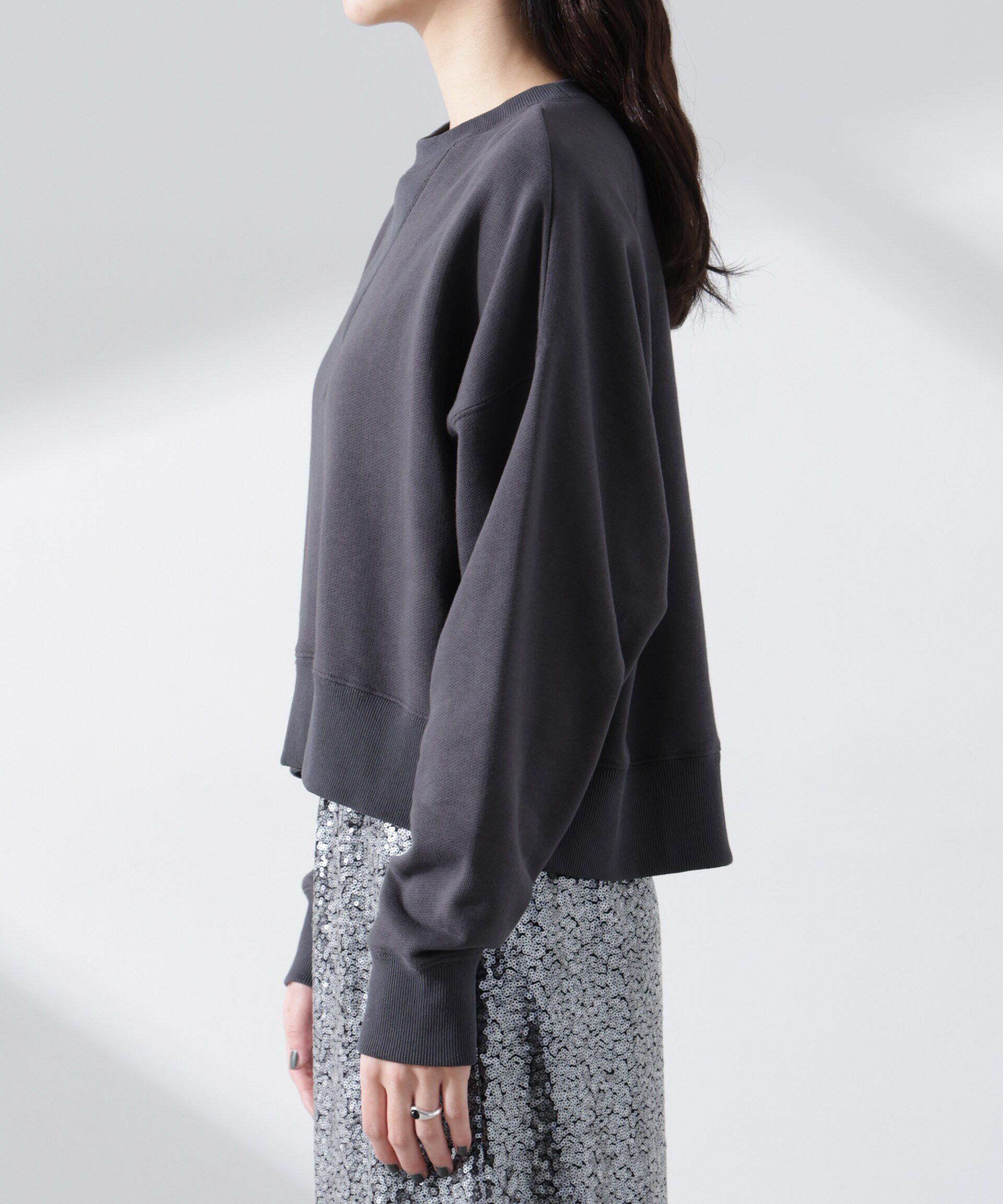 nano･universe「ワイドスリーブスウェットトップス」|Tシャツ・カットソー|