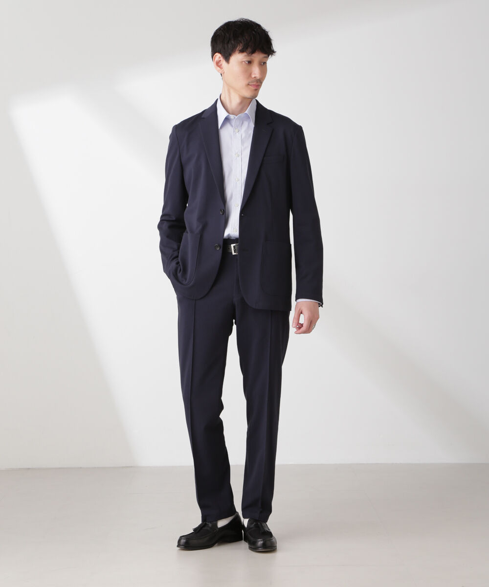 nano･universe「「N JACKET PREMIUM」IN DRY カノコストレッチジャケット(セットアップ可)」|スーツ|