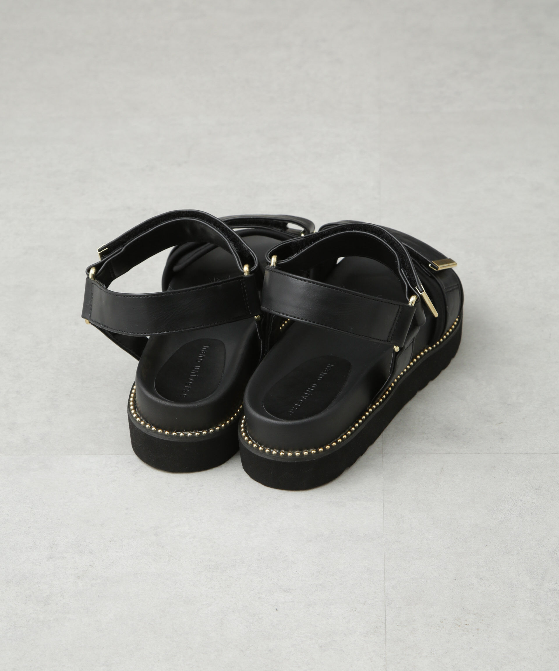 nano･universe「ベルトプラットフォームサンダル」|ビジネス・ドレスシューズ|