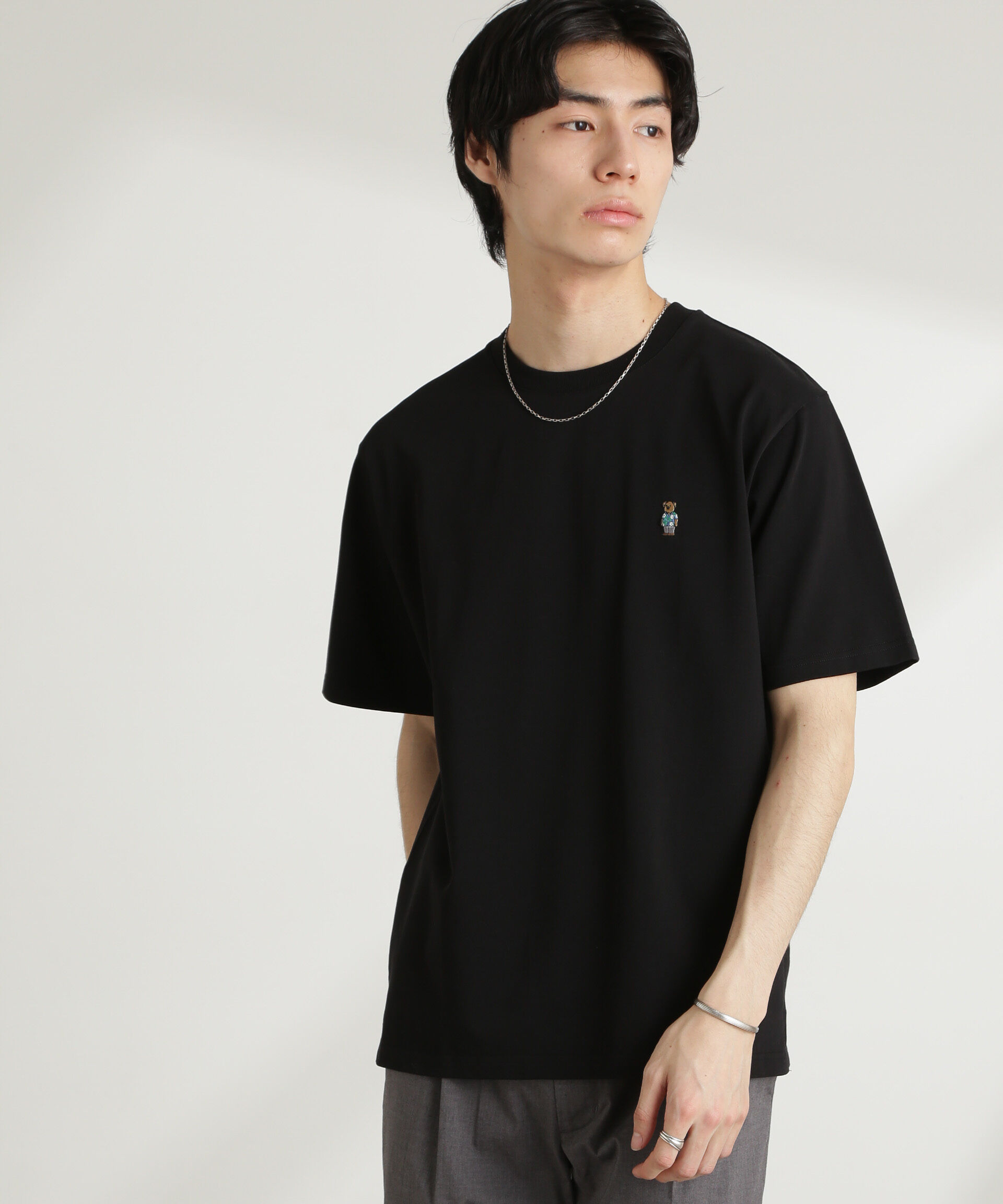 nano･universe「ナノベアTシャツ 半袖」|Tシャツ・カットソー|パターン21