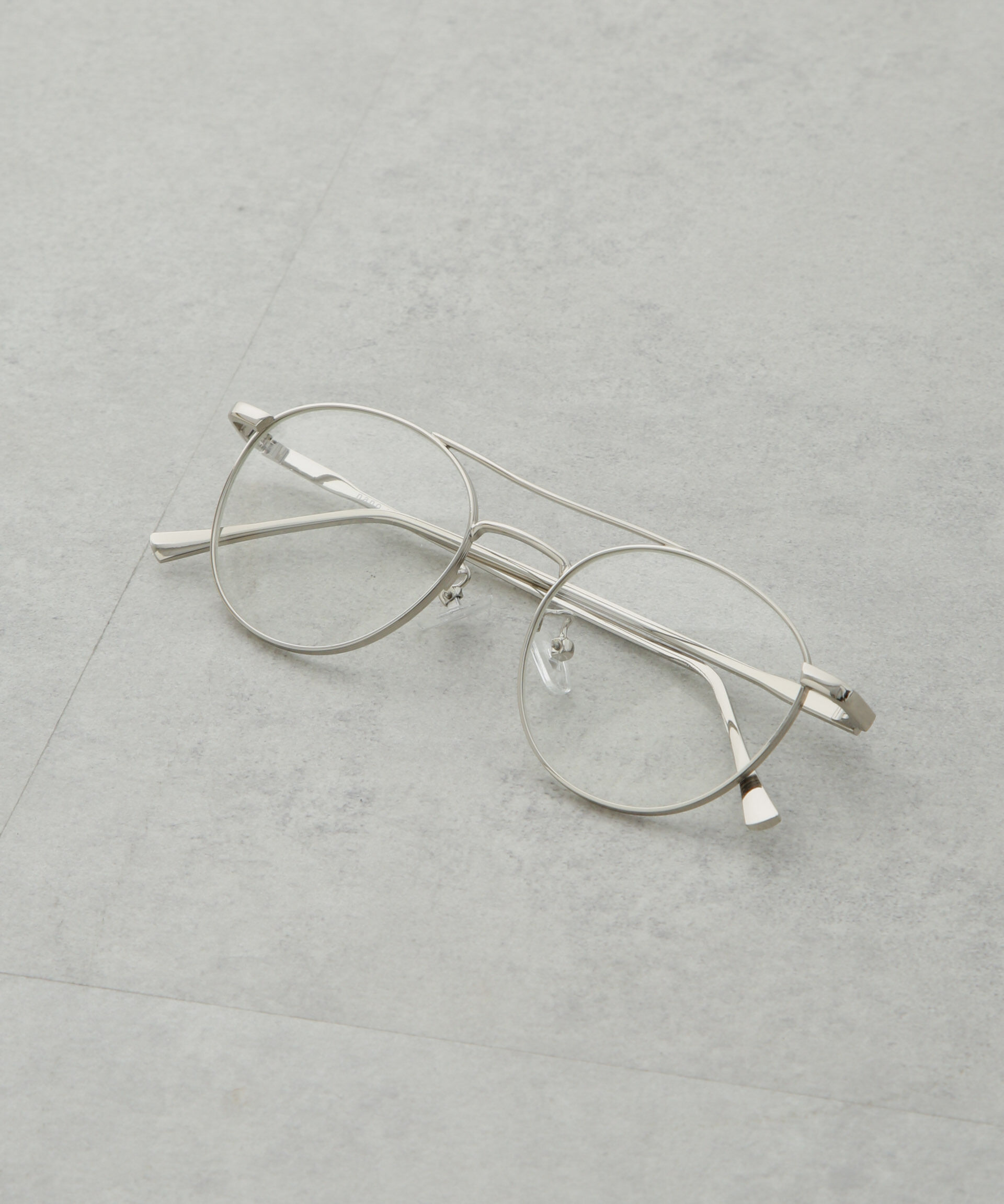 nano･universe「ツインブリッジラウンドサングラス」|メガネ|