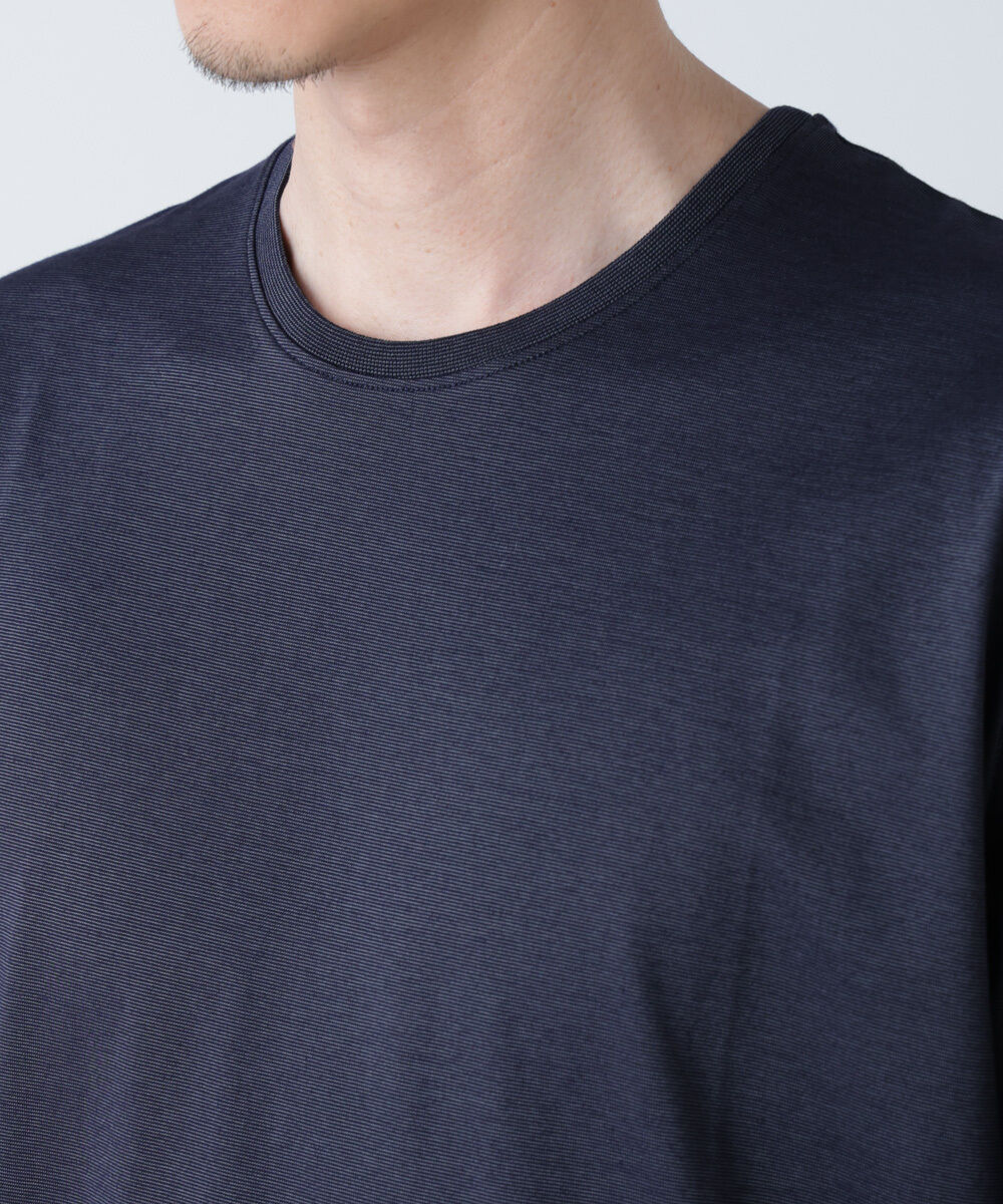 nano･universe「ソラーロライトストレッチクルーネックTシャツ(セットアップ可)」|Tシャツ・カットソー|