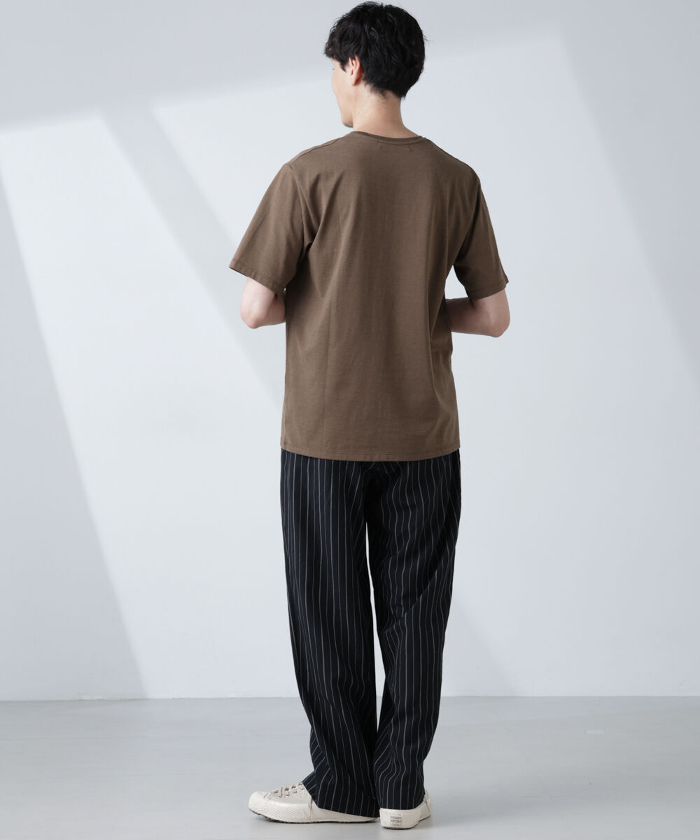 nano･universe「ソラーロライトストレッチクルーネックTシャツ(セットアップ可)」|Tシャツ・カットソー|